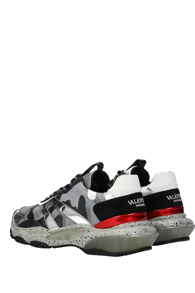 商品Valentino|Sneakers Leather Silver,价格¥2507,第4张图片详细描述