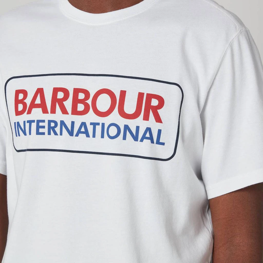 商品Barbour|Barbour International Men's Event Logo T-Shirt - White,价格¥138,第4张图片详细描述