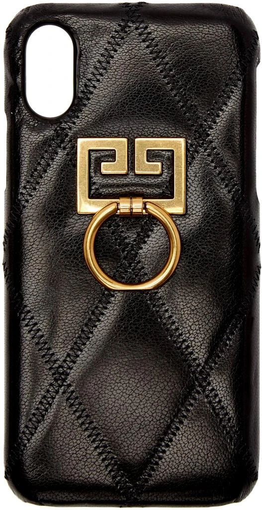 商品Givenchy|Black Diamond Quilted iPhone XS/X Case手机壳,价格¥1428,第1张图片