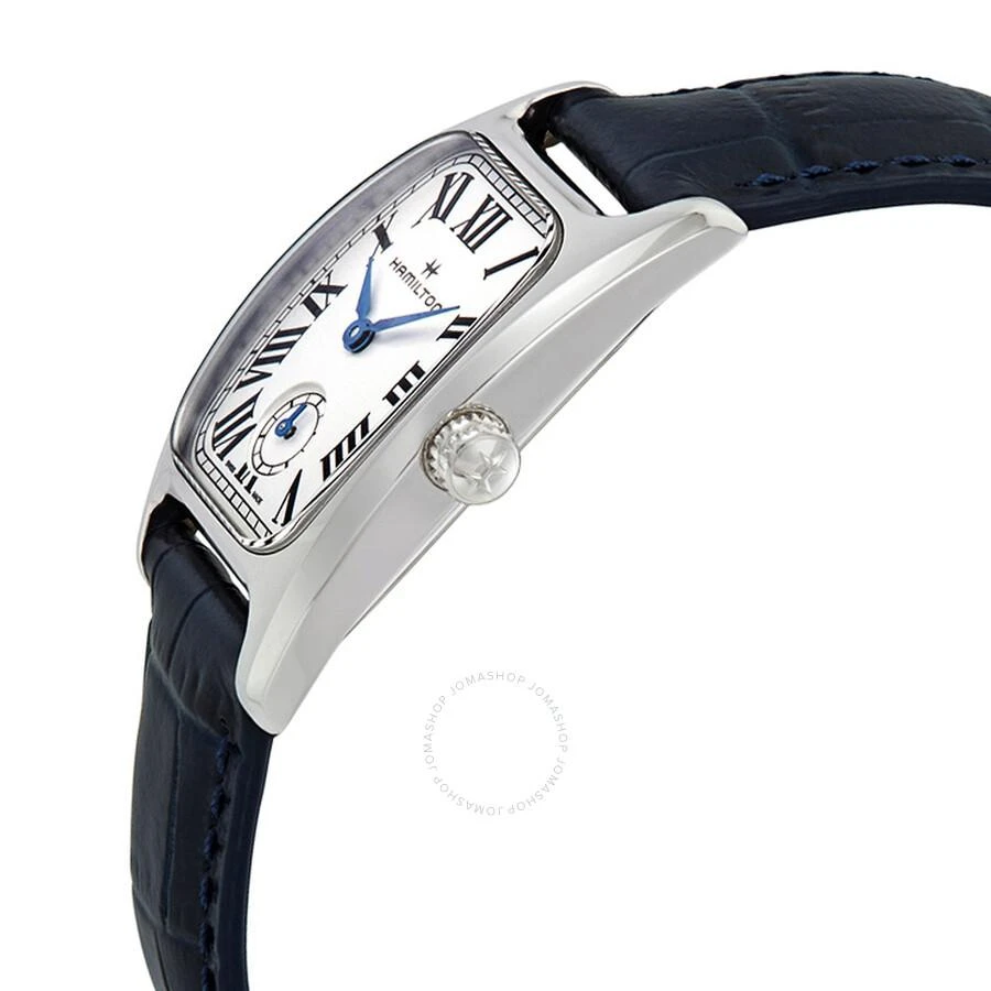 商品Hamilton|Boulton Silver-White Dial Blue Leather Ladies Watch H13321611,价格¥3576,第2张图片详细描述