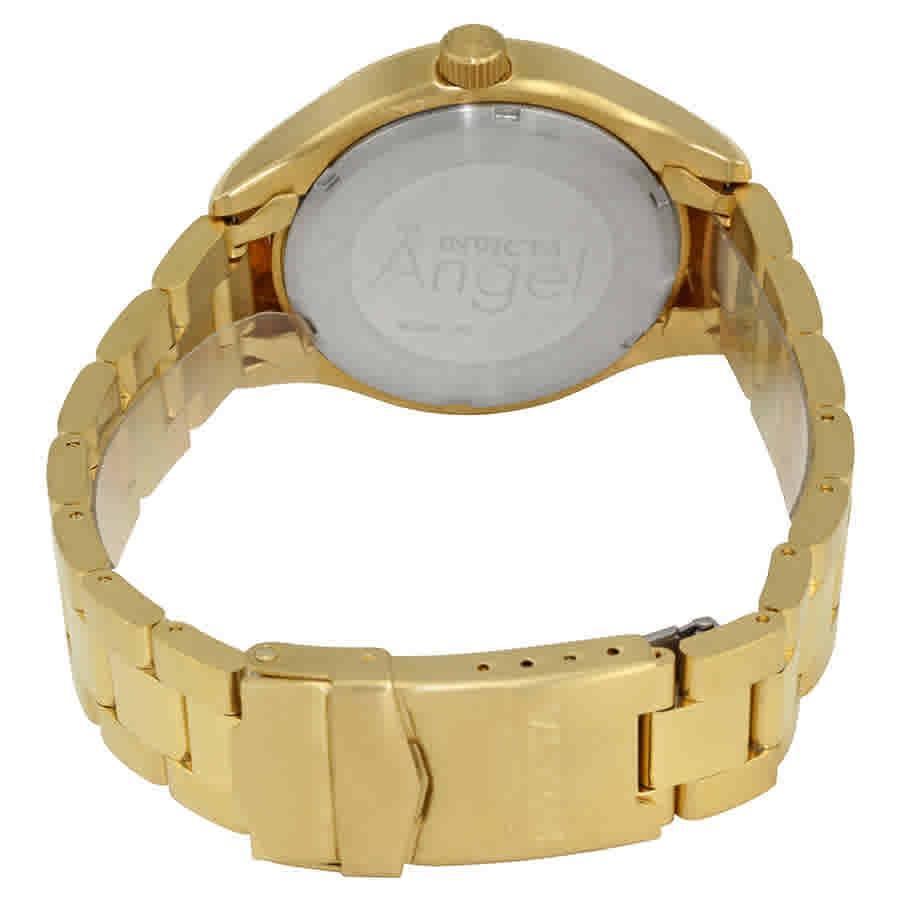 商品Invicta|Invicta Angel Multi-function Gold Dial Gold-plated Ladies Watch 12466,价格¥453,第5张图片详细描述