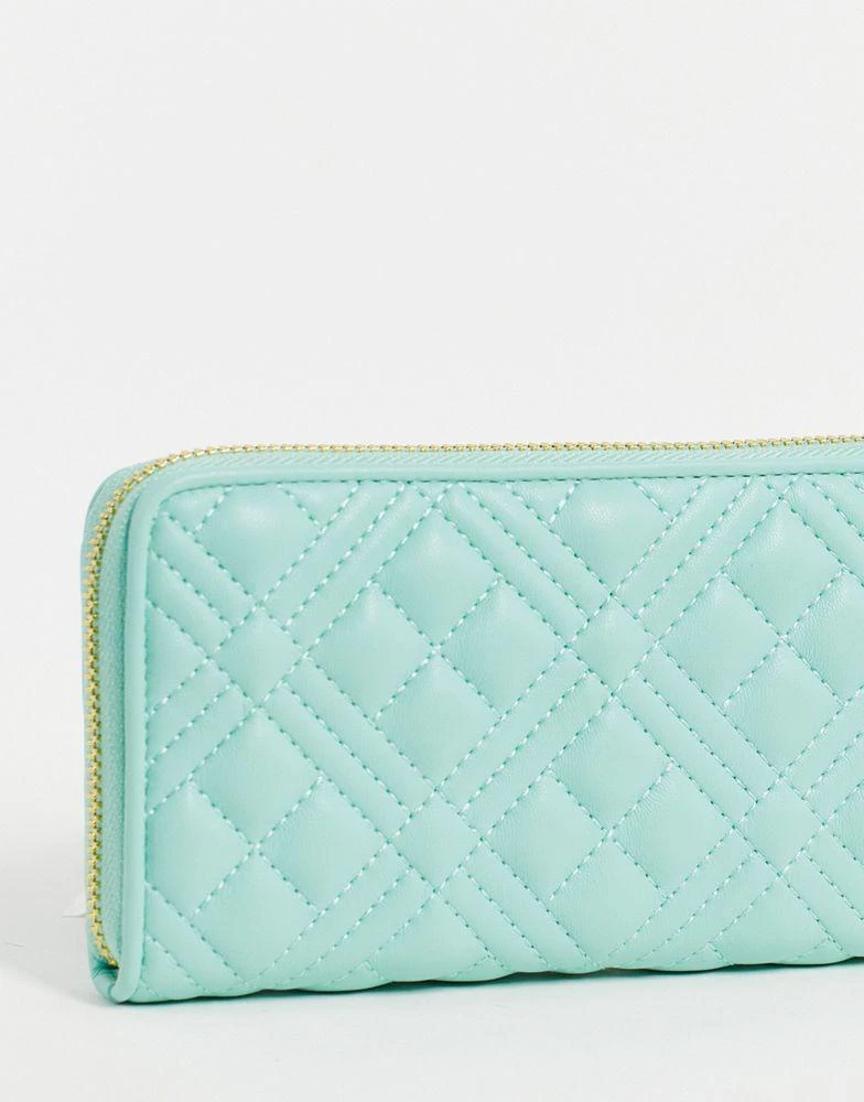 商品Moschino|Love Moschino quilted purse in mint,价格¥642,第4张图片详细描述