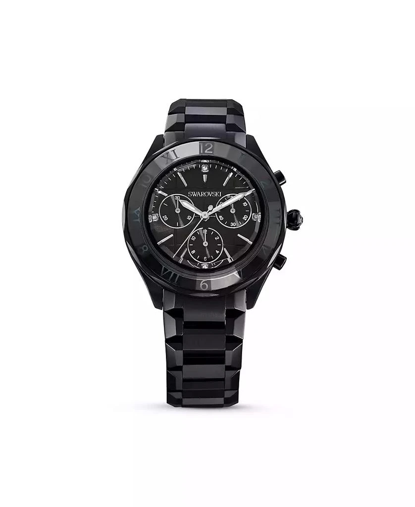 商品Swarovski|Women's Quartz Black Metal Watch, Swiss Made 39mm,价格¥3400,第1张图片