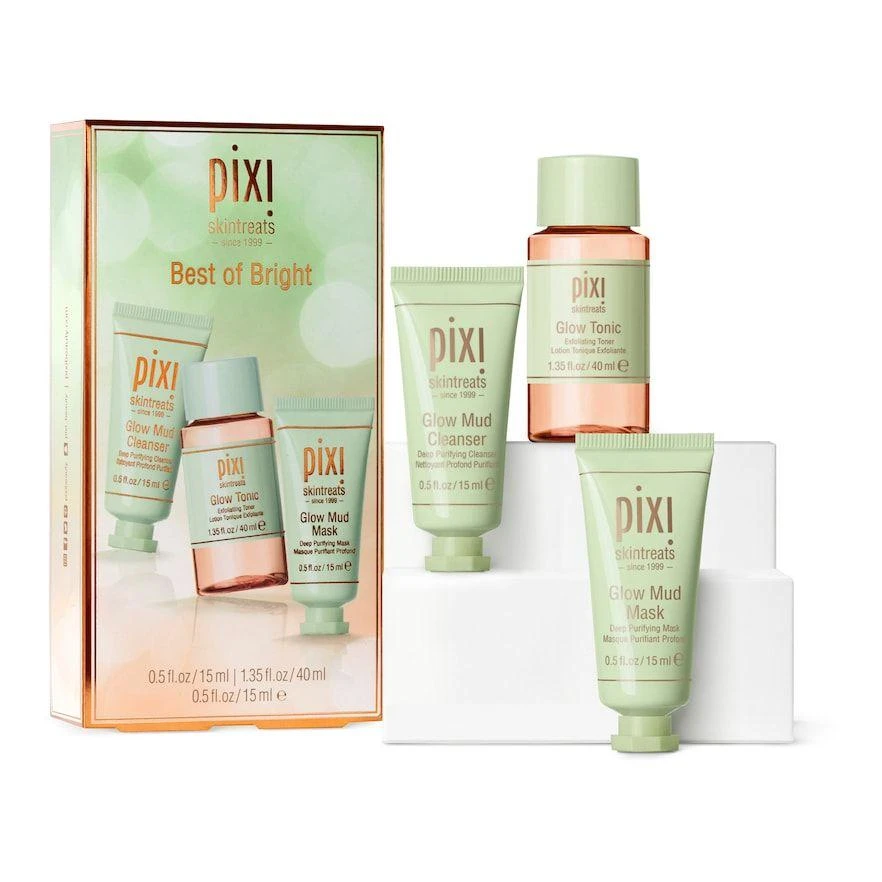 商品PIXI|Pixi 光采焕肤套装(洁面15ml+爽肤水40ml+面膜泥15ml),价格¥340,第1张图片