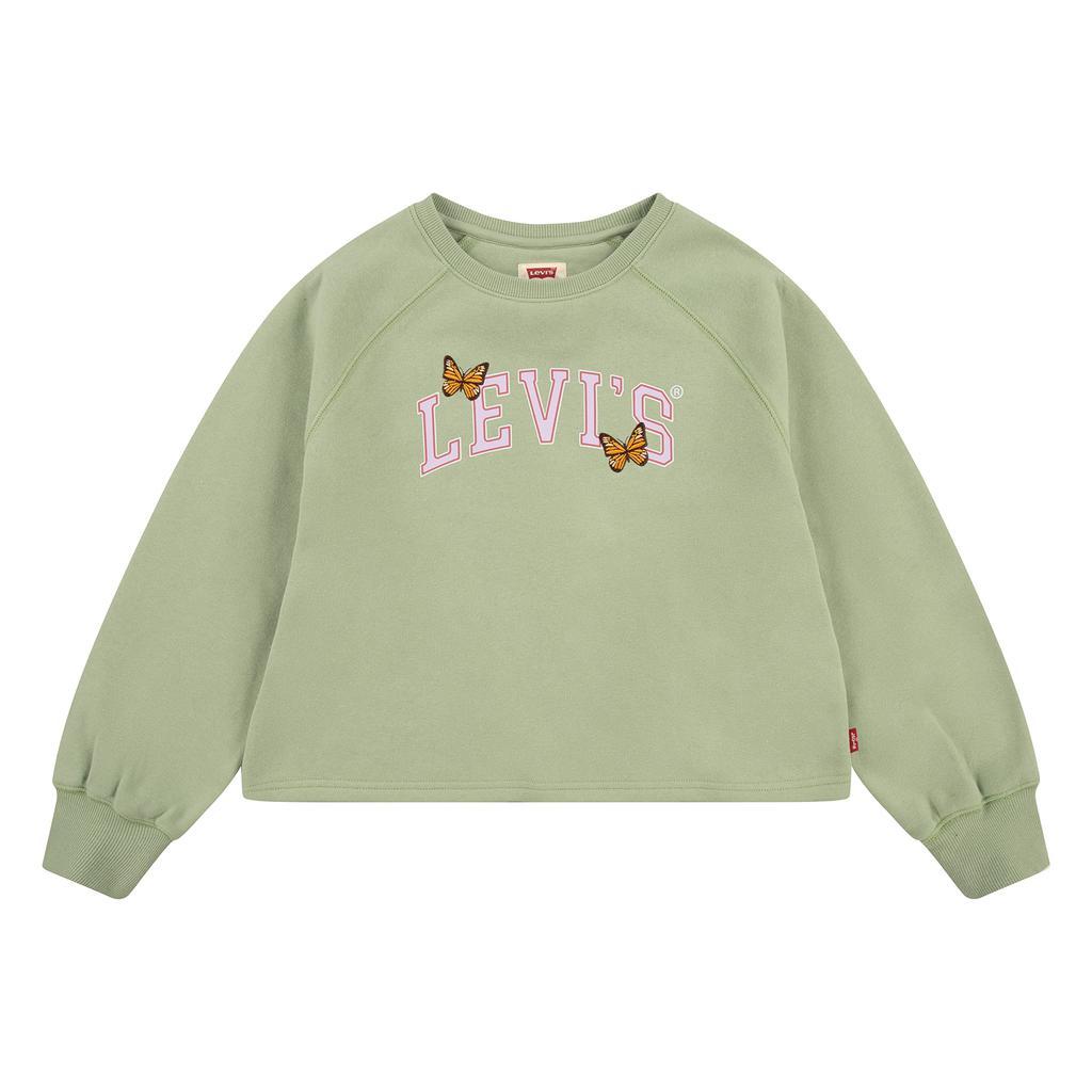 商品Levi's|High-Rise Crew Neck Sweatshirt (Big Kids),价格¥326,第1张图片