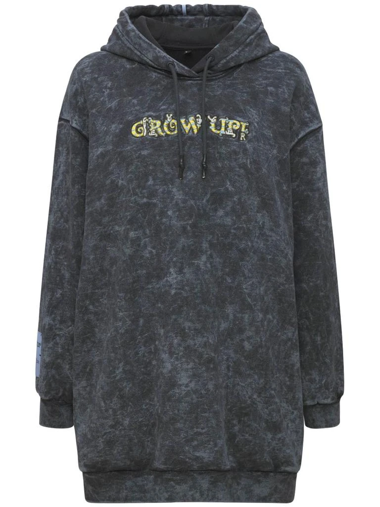 商品Alexander McQueen|Oversized Cotton Sweatshirt Hoodie,价格¥1109,第1张图片