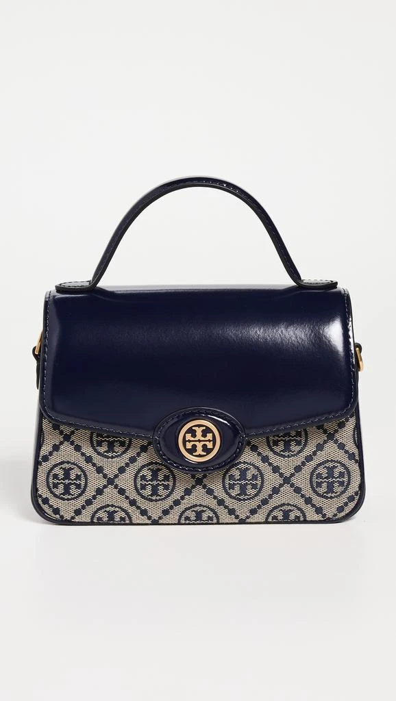 商品Tory Burch|T Monogram Spazzolato Top Handle Satchel,价格¥2748,第1张图片