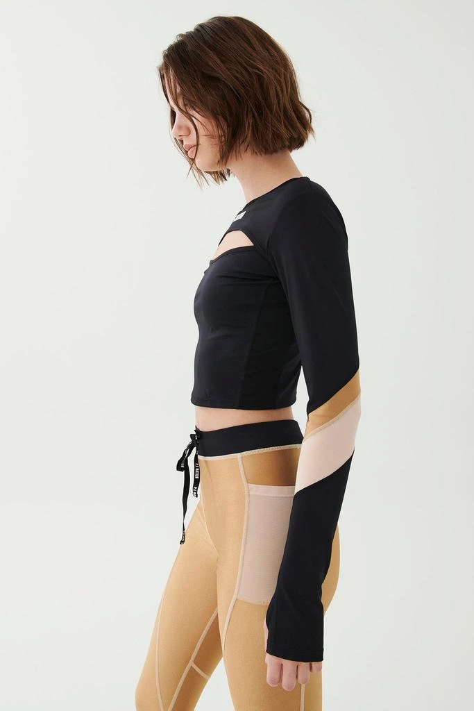 商品PE Nation|Magnitude Long Sleeve Top - Black,价格¥944,第3张图片详细描述