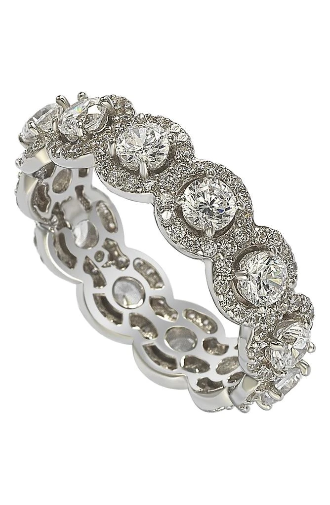 商品Suzy Levian|Sterling Silver CZ Bridal Band Ring,价格¥1088,第3张图片详细描述