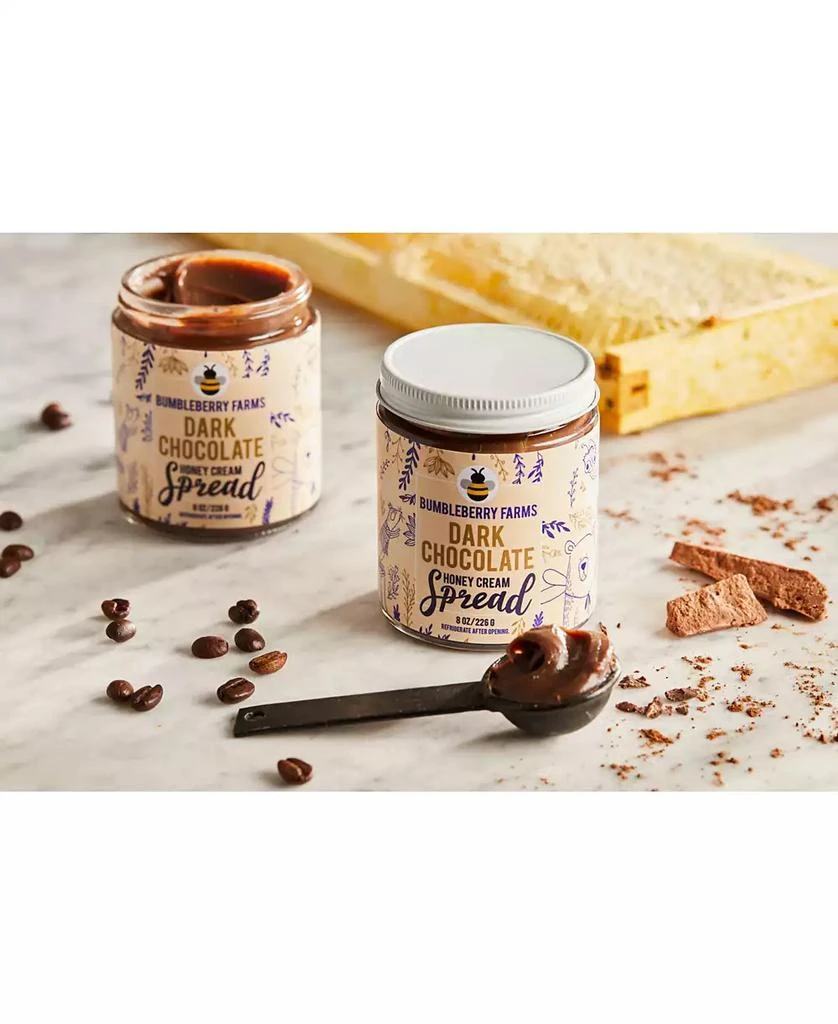 商品Bumbleberry Farms|Dark Chocolate Honey Cream Spread Set of 2,价格¥187,第2张图片详细描述