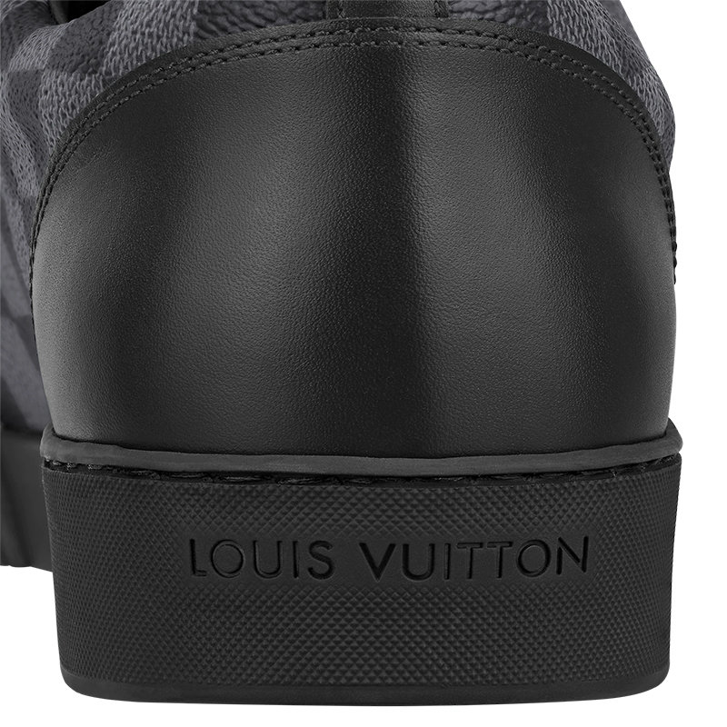 预订款1个月LouisVuitton/路易威登22年早春新款MATCH-UP系列男士石墨灰色帆布Damier棋盘印花运动鞋帆布鞋1A7WFL商品第5张图片规格展示