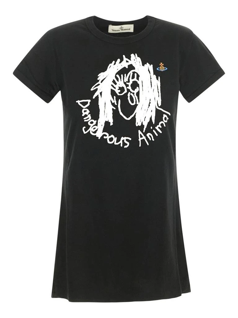 商品Vivienne Westwood|Oversized Dangerous Animal T-shirt,价格¥723,第1张图片