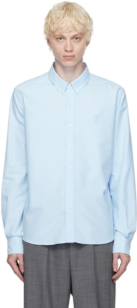 商品AMI|Blue Ami de Cœur Shirt,价格¥2036,第1张图片