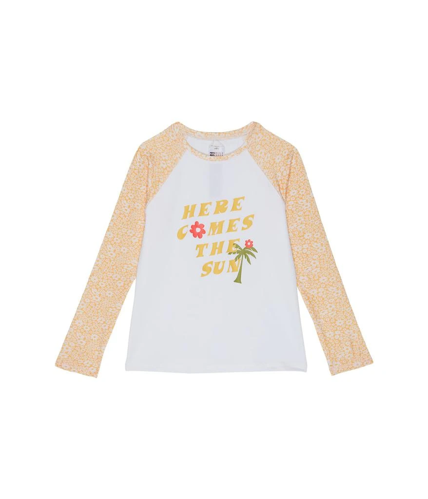 商品Billabong|Sunbeams Forever Long Sleeve Rashguard (Little Kids/Big Kids),价格¥374,第1张图片