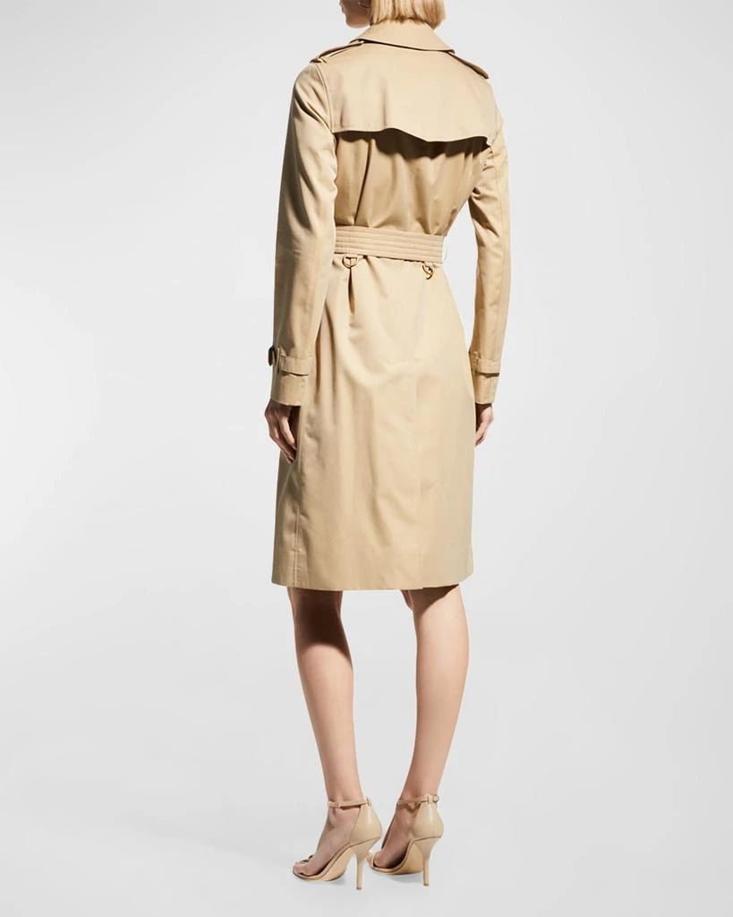 商品Burberry|Kensington Heritage Belted Long Trench Coat,价格¥20001,第4张图片详细描述