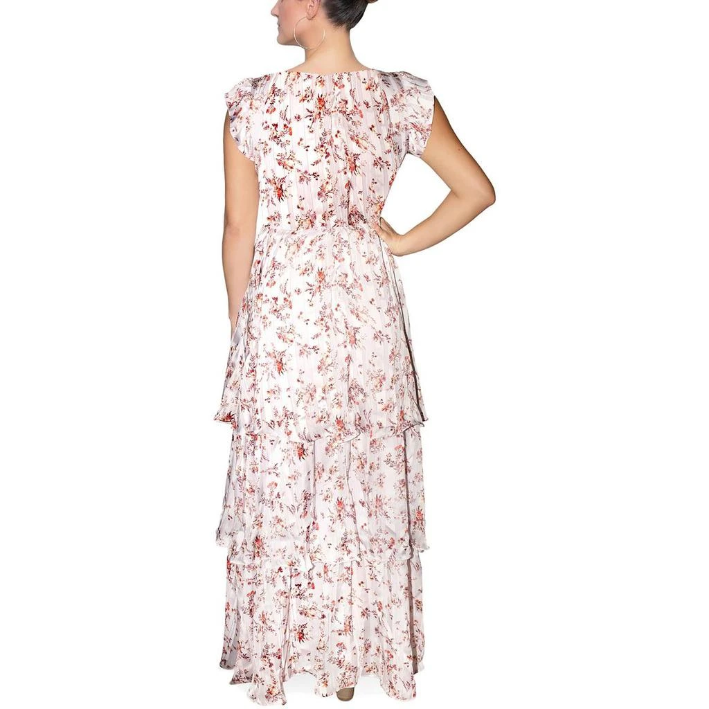 商品RACHEL Rachel Roy|Womens Metallic Floral Maxi Dress,价格¥250,第2张图片详细描述