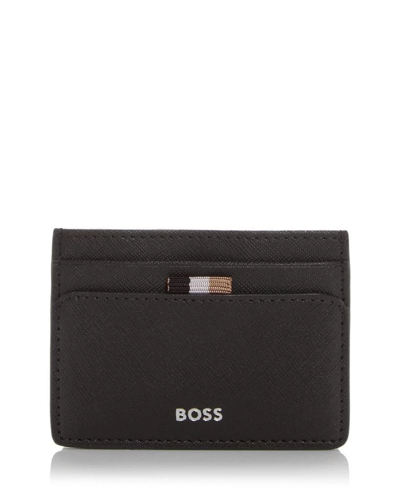 商品Hugo Boss|Zair Leather Card Case,价格¥513,第1张图片