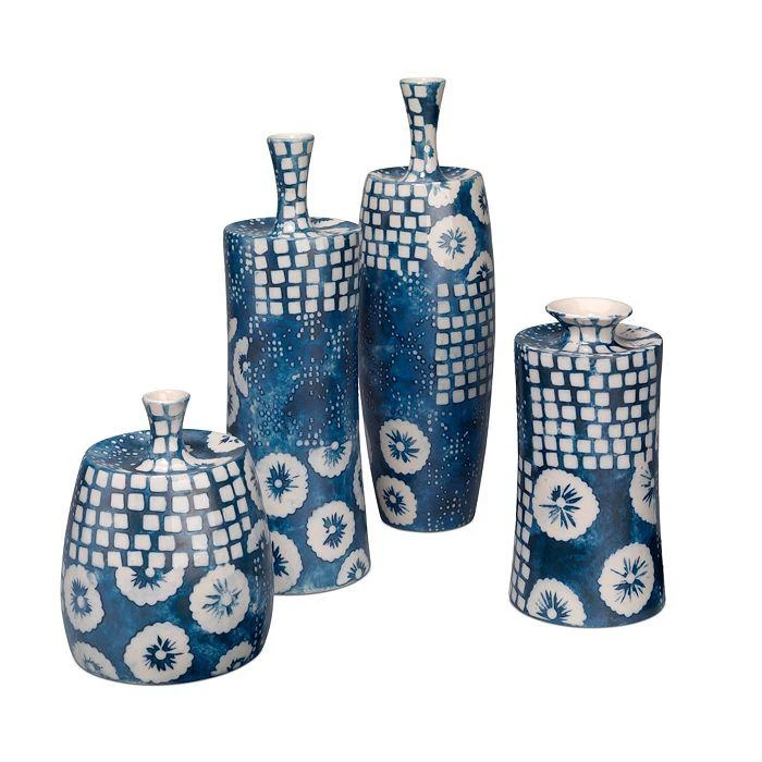 商品Jamie Young|Block Print Vases, Set of 4,价格¥4373,第1张图片