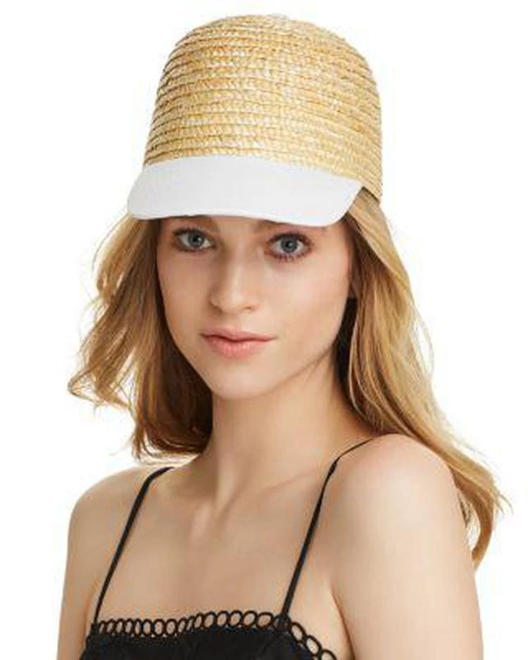 商品AQUA|Cotton Brim Straw Cap - 100% Exclusive,价格¥349,第1张图片