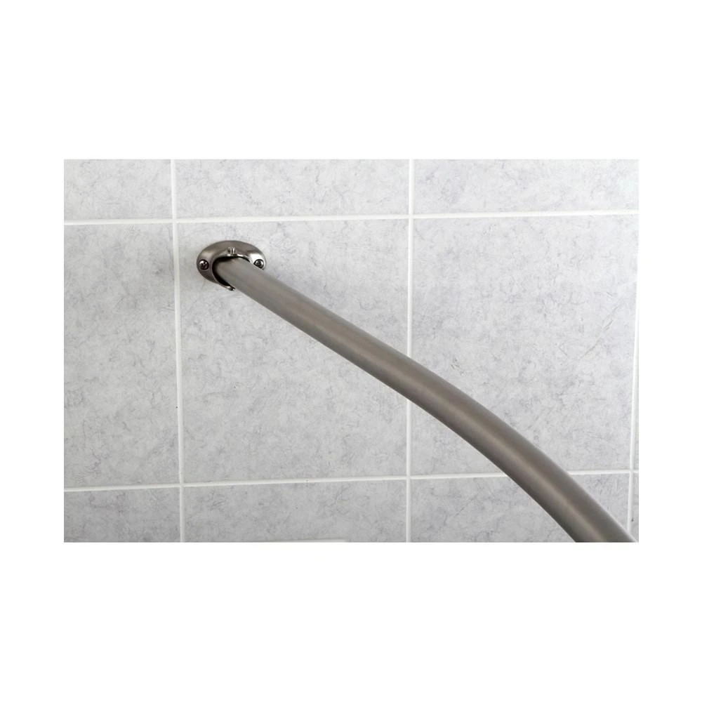 商品Kingston Brass|Traditional Adjustable Hotel Single Curved Shower Curtain Rod,价格¥831,第5张图片详细描述
