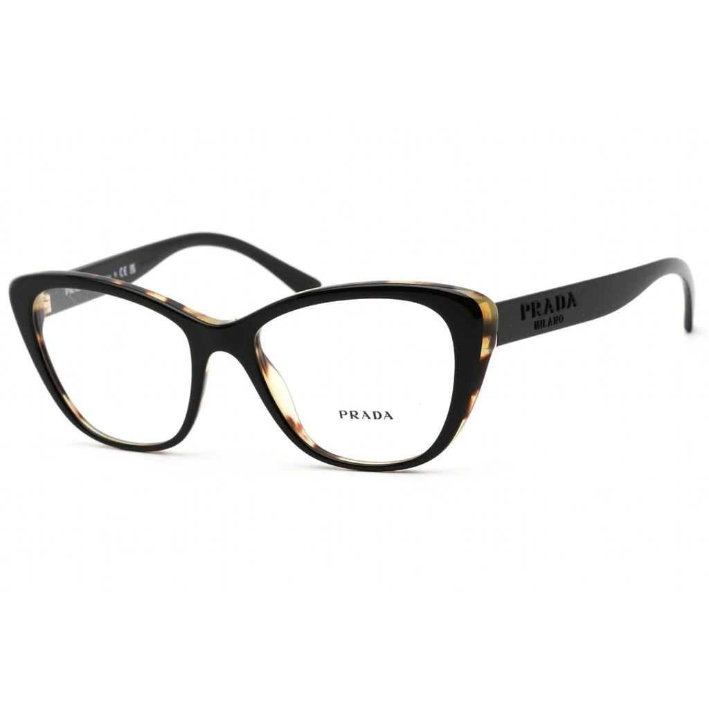 商品Prada|Prada Women's Eyeglasses - Black/Medium Havana Cat Eye Plastic Frame | 0PR 04WV 3891O1,价格¥972,第1张图片