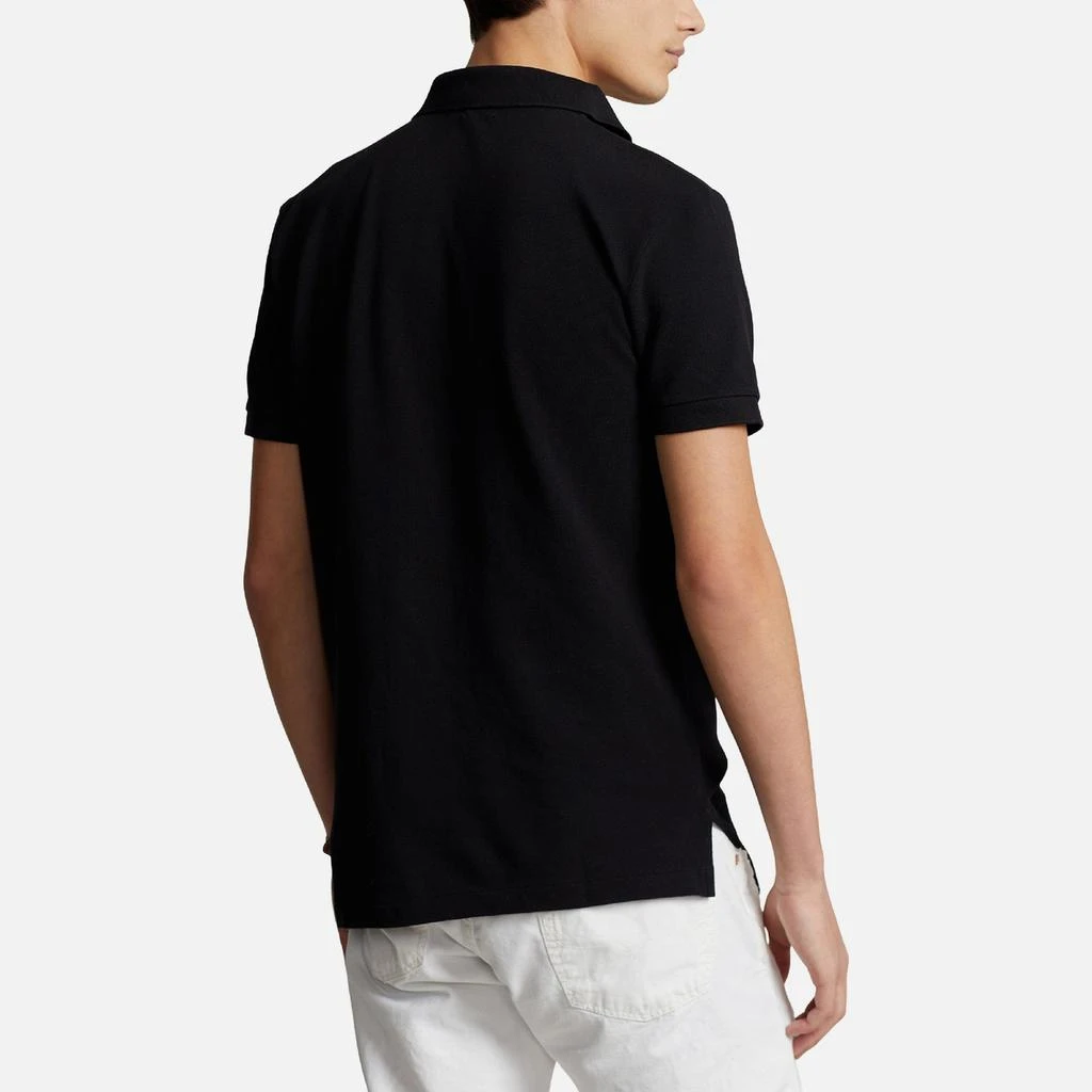 商品Ralph Lauren|Polo Ralph Lauren Men's Custom Slim Fit Mesh Polo Shirt - Polo Black,价格¥1256,第2张图片详细描述