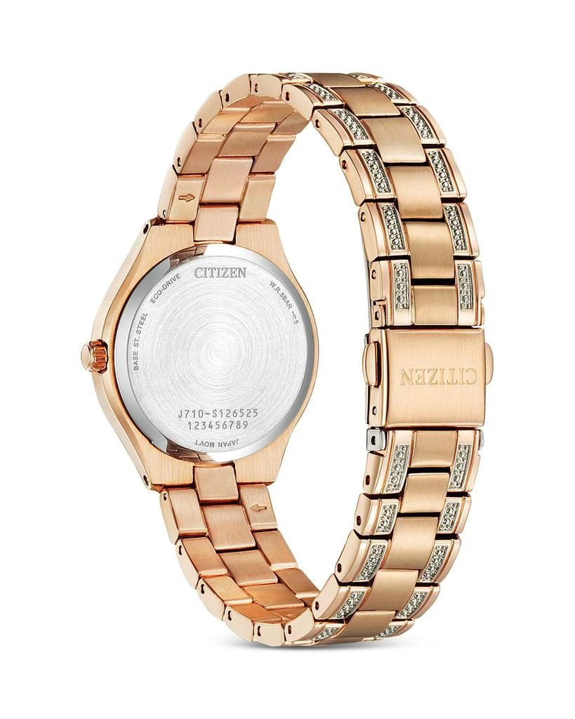 Women's Crystal-Accent Stainless Steel Bracelet Watch, 30mm 商品