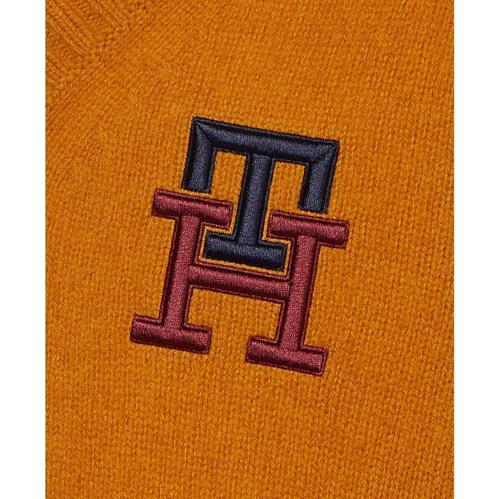 商品Tommy Hilfiger|Men's Monogram Brushed Lambs Wool Sweater,价格¥1041,第6张图片详细描述