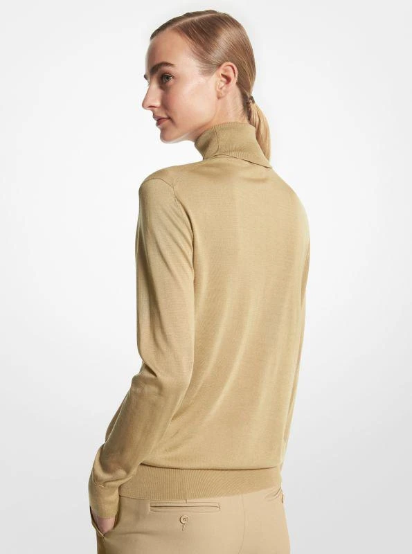 商品Michael Kors|Joan Featherweight Silk Turtleneck Sweater,价格¥1777,第2张图片详细描述