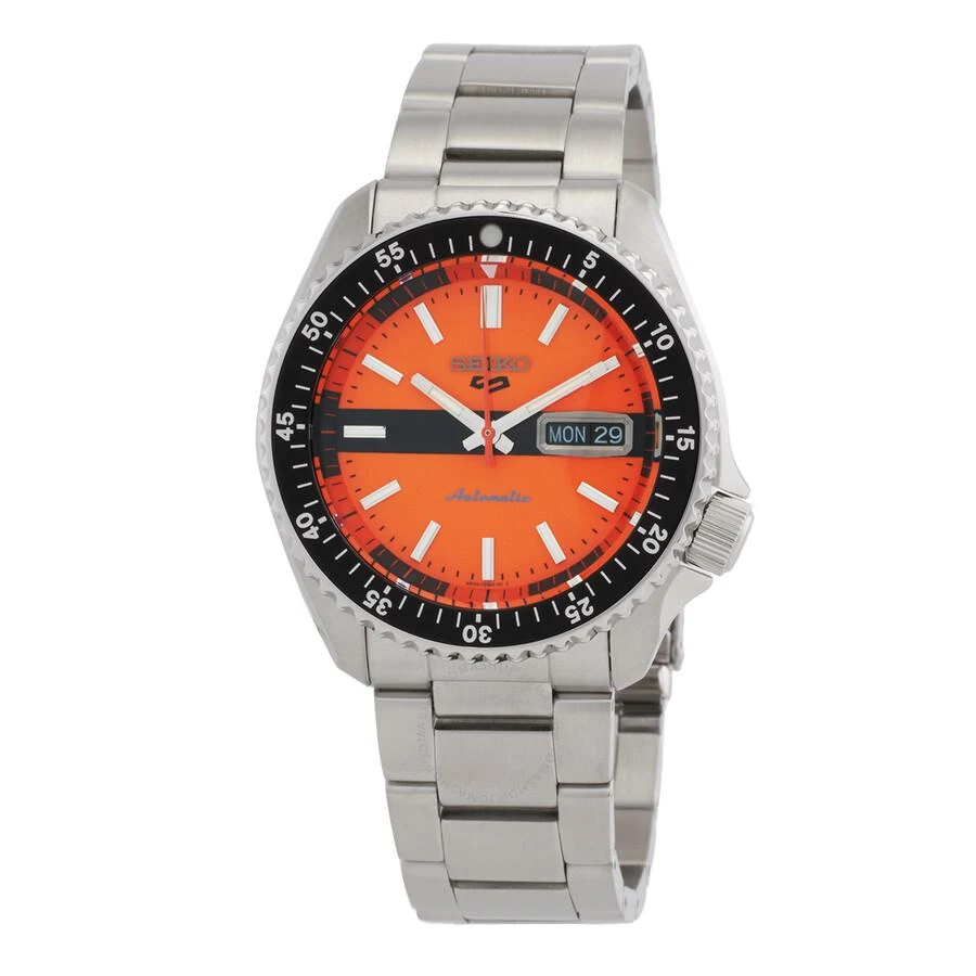 商品Seiko|5 Sports Automatic Orange Dial Men's Watch SRPK11K1,价格¥1778,第1张图片