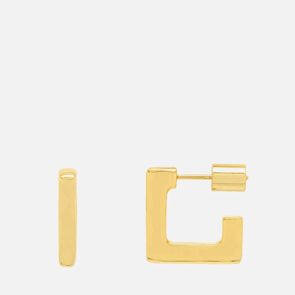 商品ESTELLA BARTLETT|Estella Bartlett Square Gold-Tone Hoop Earrings,价格¥177,第1张图片