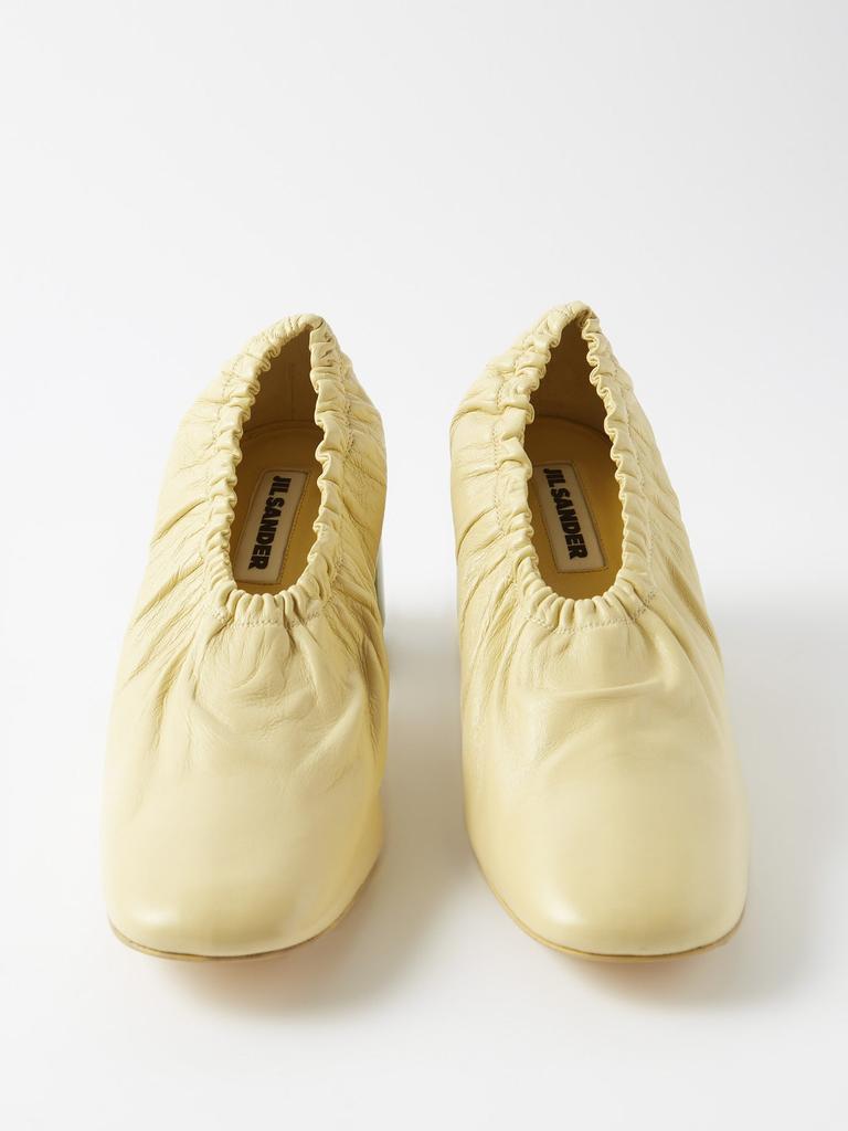 商品Jil Sander|Nikki gathered leather pumps,价格¥5011,第7张图片详细描述