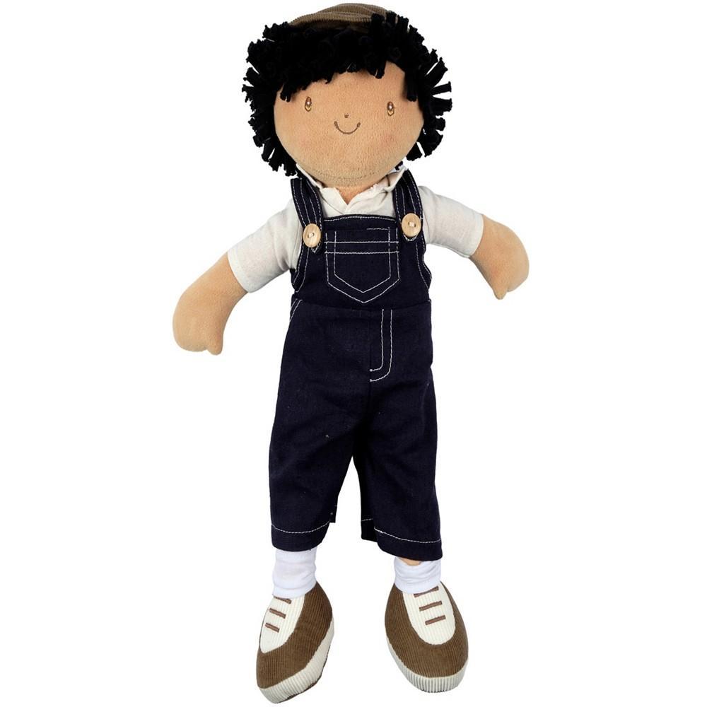 商品Bonikka|Tikiri Toys Joe Fabric Boy Baby Doll in Dungaree and Cap,价格¥259,第1张图片