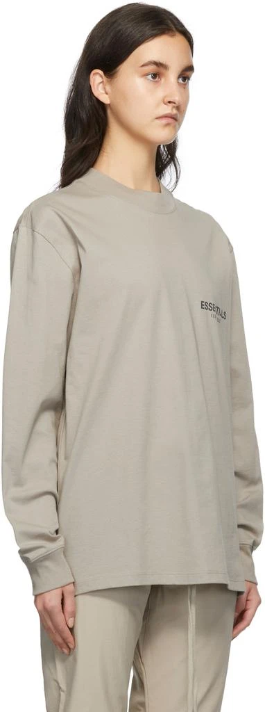 商品Essentials|Tan Logo Long Sleeve T-Shirt,价格¥413,第2张图片详细描述