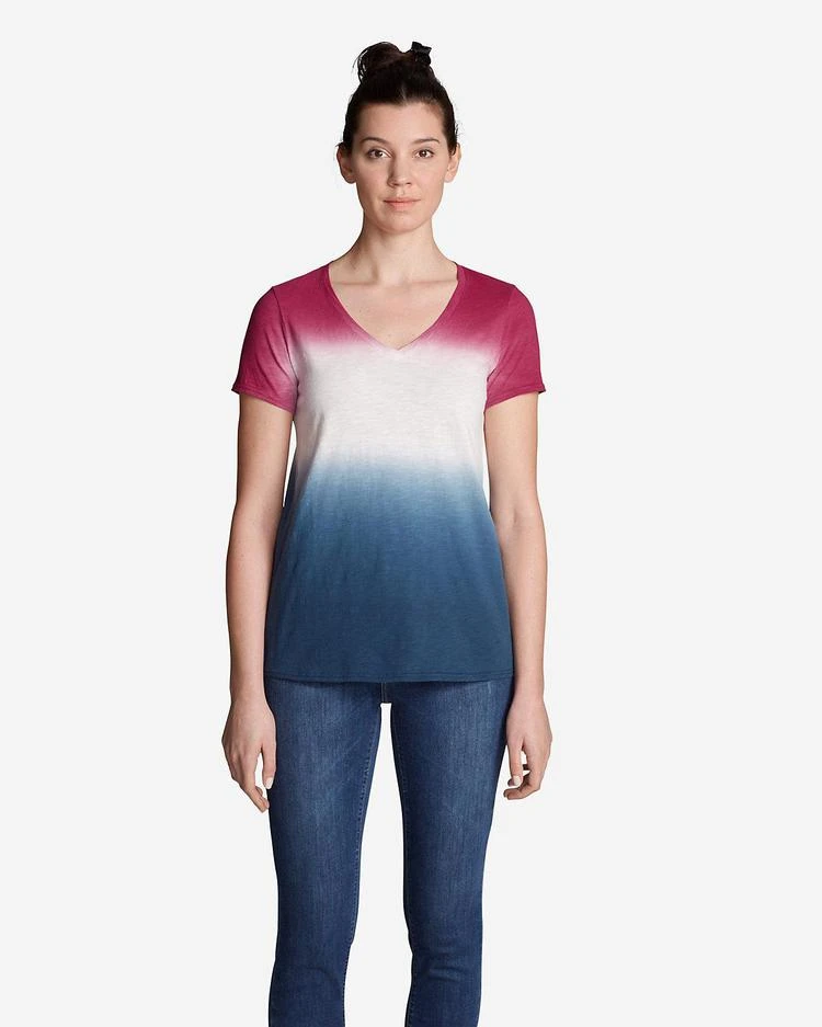 商品Eddie Bauer|Women's Gypsum Dip Dye T-Shirt,价格¥335,第1张图片