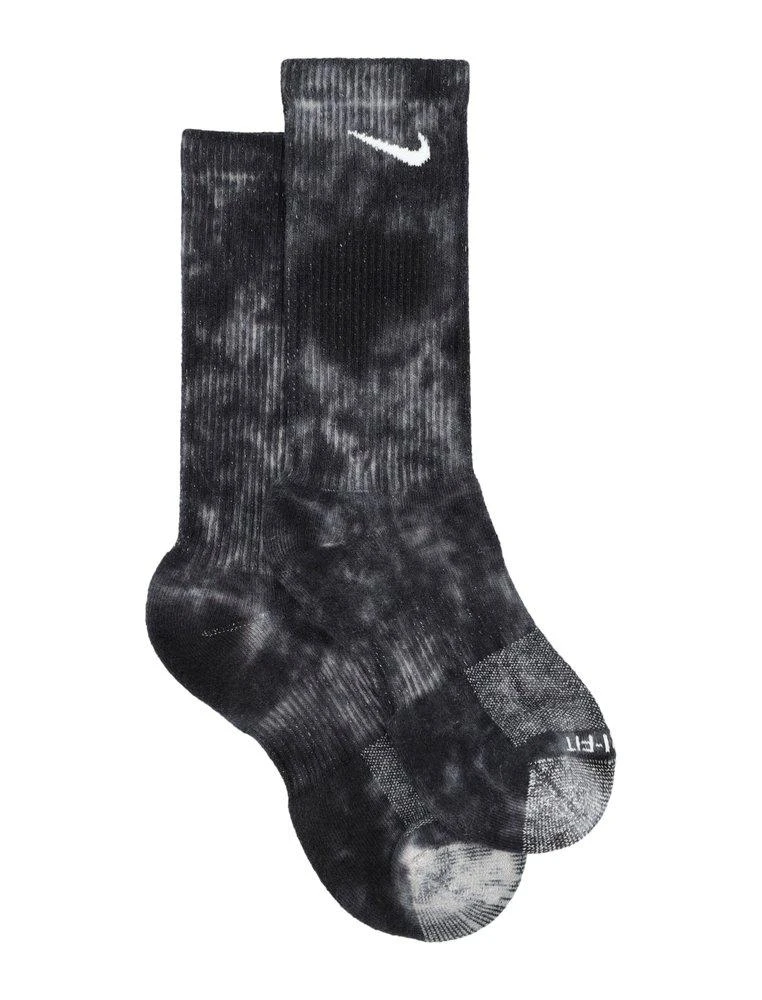 商品NIKE|Nike Logo Detailed Tie-Dye Effect Socks,价格¥70,第1张图片