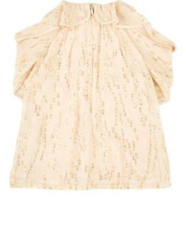 商品Chloé|Dotted Silk Chiffon Shift Dress,价格¥1784,第2张图片详细描述