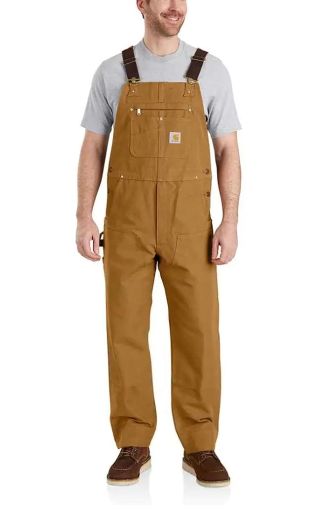 商品Carhartt|(102776) Relaxed Fit Duck Bib Overalls - Carhartt Brown,价格¥782,第1张图片