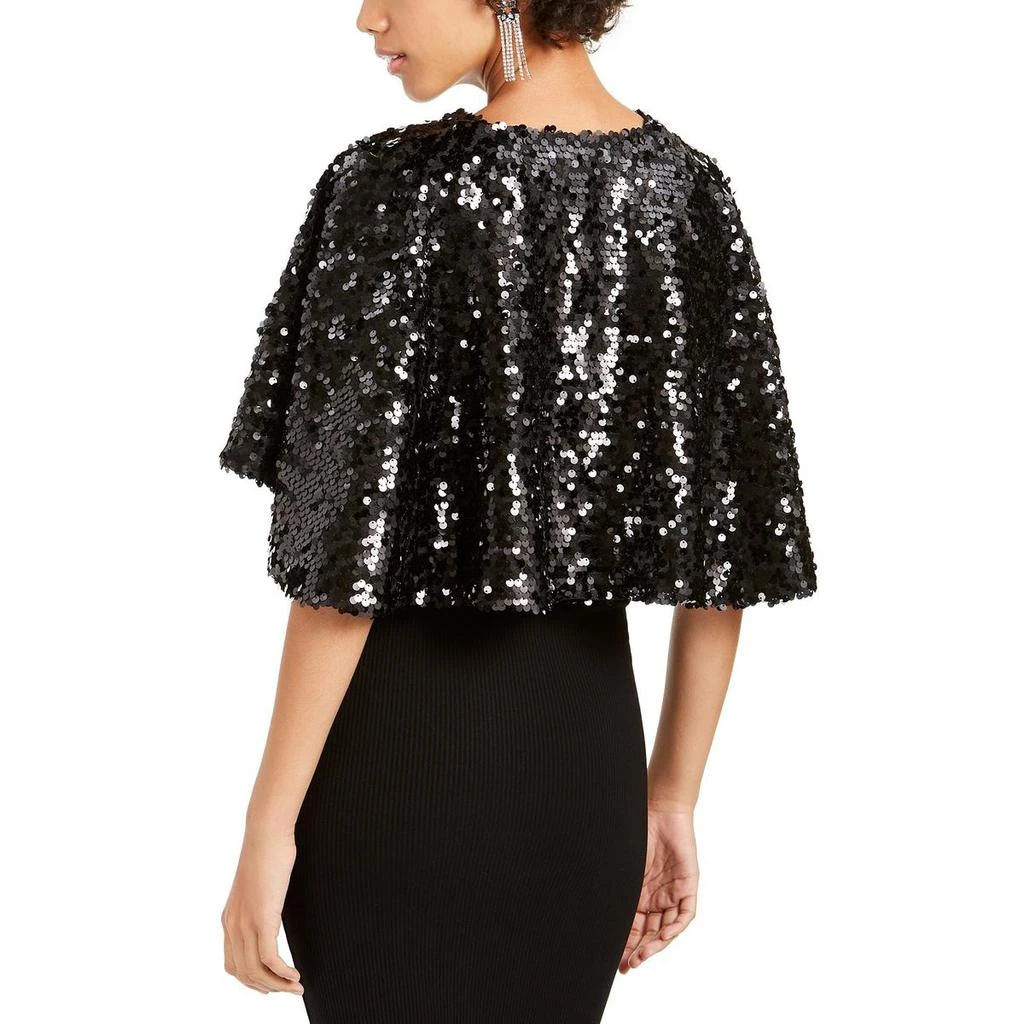 商品Teeze Me|Teeze Me Womens Shrung Sequin Party Blouse,价格¥61,第2张图片详细描述