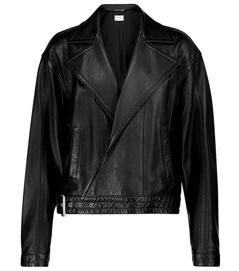 商品Yves Saint Laurent|Leather jacket,价格¥29938,第1张图片