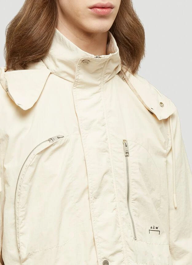 商品A-COLD-WALL* X Diesel Red Tag|Cut-Out Nylon Jacket in White,价格¥2140,第5张图片详细描述