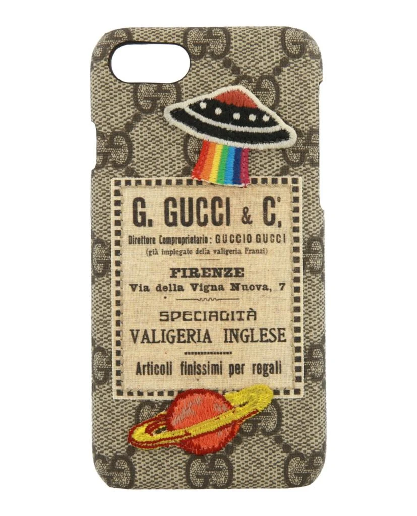 商品Gucci|GG Supreme Patch iPhone 7 Case,价格¥527,第1张图片