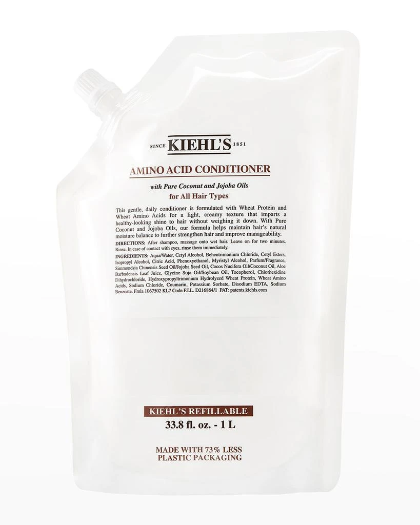 商品Kiehl's|33.8 oz. (1L) Amino Acid Conditioner Refill Pouch,价格¥626,第1张图片