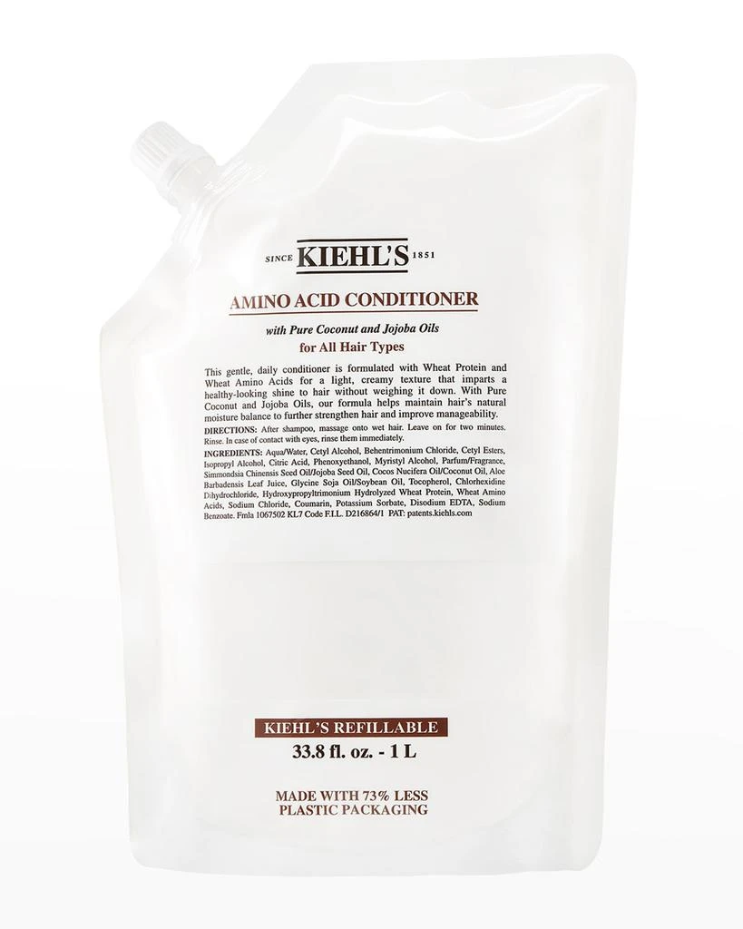 商品Kiehl's|33.8 oz. (1L) Amino Acid Conditioner Refill Pouch,价格¥540,第1张图片