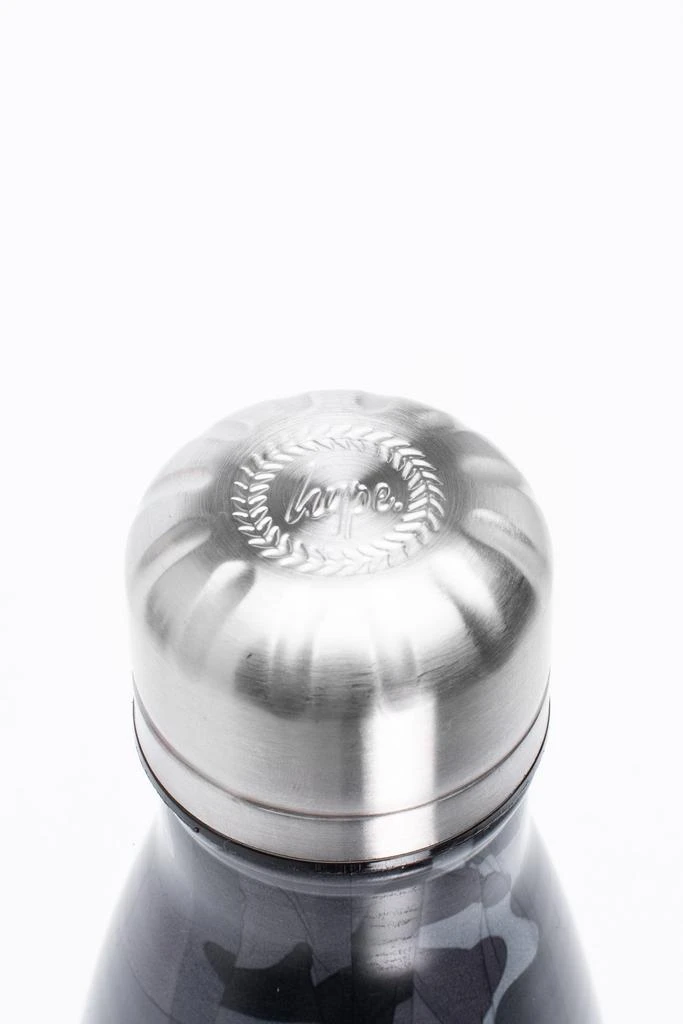 商品HYPE ACCESSORIES|HYPE BLACK & GREY MONO CAMO METAL WATER BOTTLE,价格¥171,第4张图片详细描述