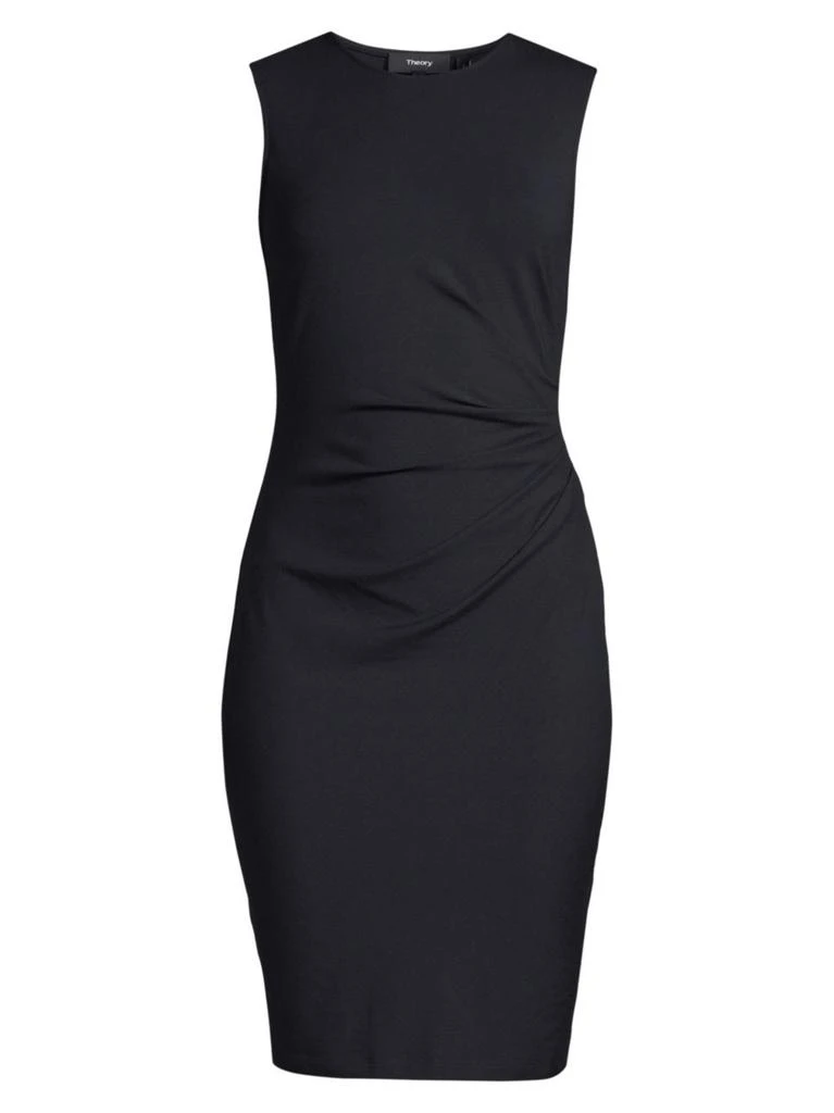 商品Theory|Joraina Ruched Sleeveless 无袖连身裙,价格¥551,第1张图片