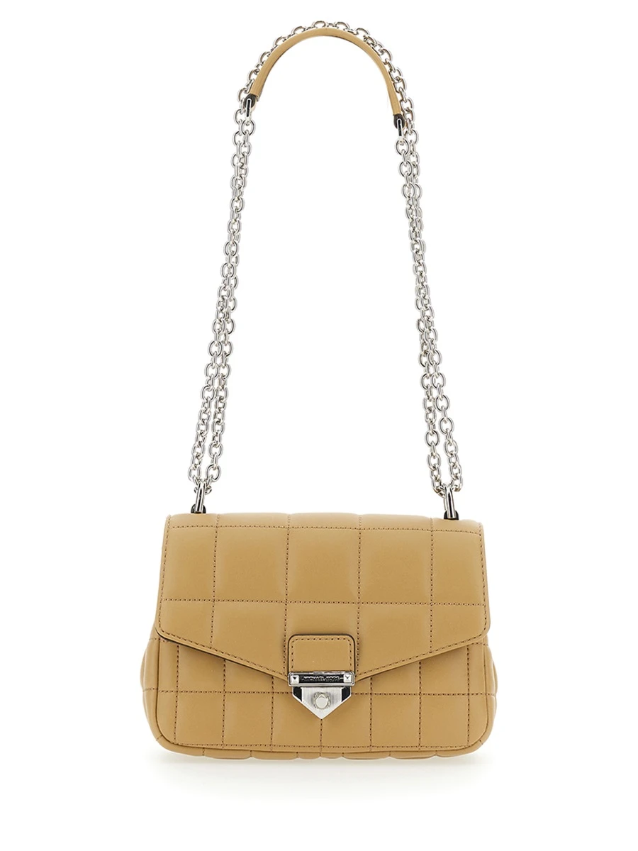 商品Michael Kors|Michael Kors 女士手提包 30H0S1SL1T222CAMEL 米白色,价格¥1722,第4张图片详细描述