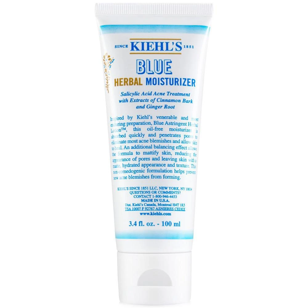 商品Kiehl's|Blue Herbal Moisturizer, 3.4-oz.,价格¥186,第1张图片