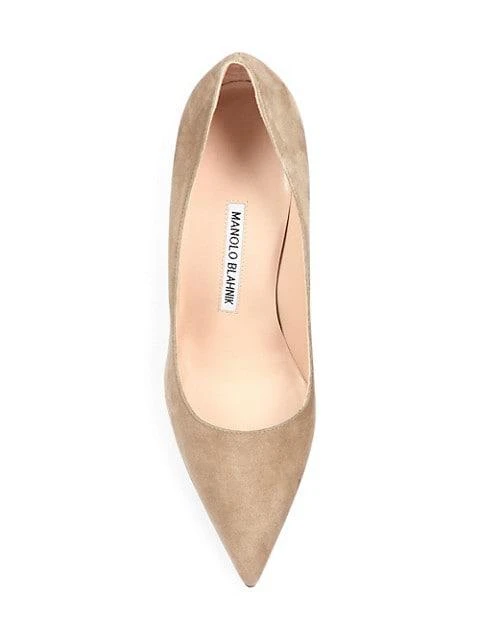 商品Manolo Blahnik|BB 105 Suede Pumps,价格¥5489,第2张图片详细描述