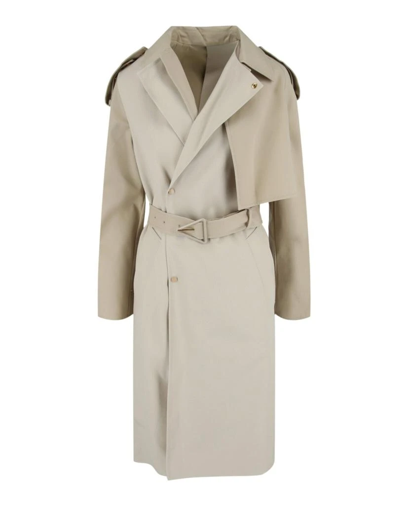 商品[国内直发] Bottega Veneta|【34码】Bottega Veneta Deconstructed Twill Coat,价格¥5416,第1张图片